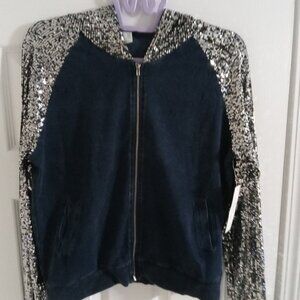 Venus Sequin Denim Jacket